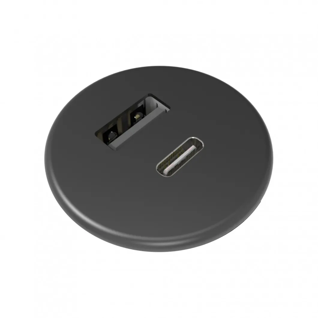 Steckdosen Für Den Schreibtisch | Zubehör^DPJ Workspace Axessline Micro - USB-A, USB-C (5V 3A)