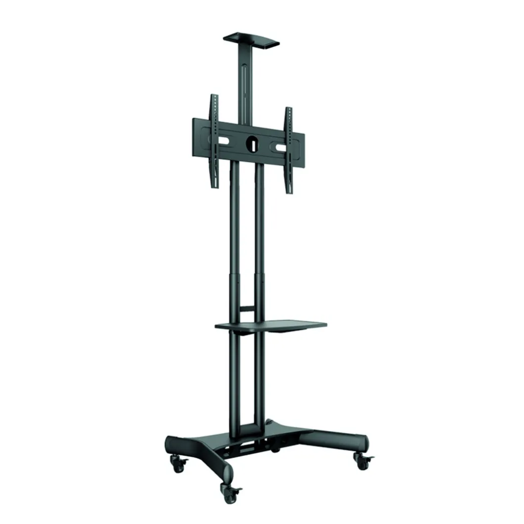 Monitorarme^DPJ Workspace Bildschirm-Stativ Floorstand Basic 150 - Mit Ablage & Kamerahalter