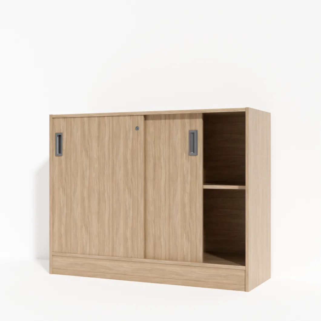Büroschränke^DPJ Workspace Büroschrank Modea - Mit Schiebetüren, 2 Regalfächer