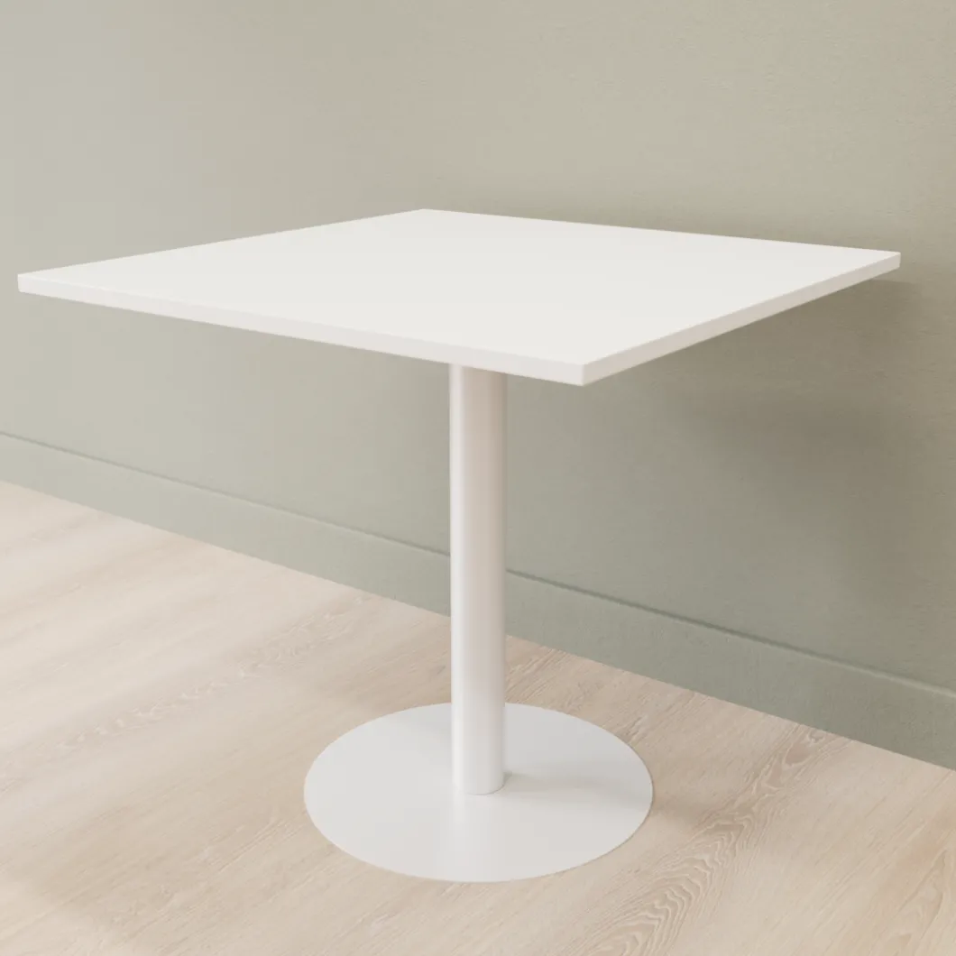 Esstisch & Cafétisch^DPJ Workspace Cafétisch Kvadrat - Mit rundem Standfuß