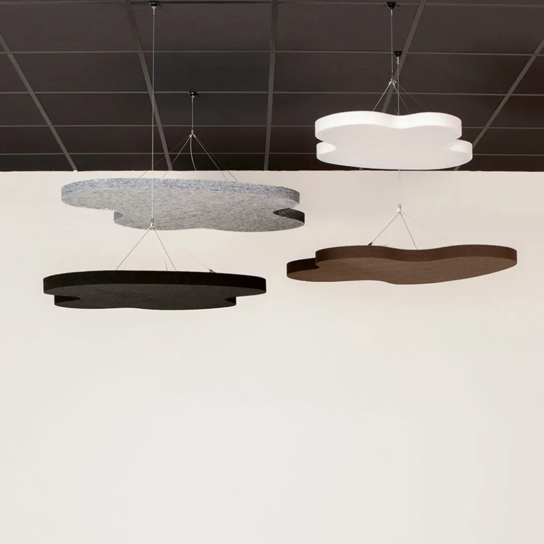 Deckensegel & Akustik-deckenabsorber^DPJ Workspace Deckenabsorber Sound Off - Cloud, EcoSUND®