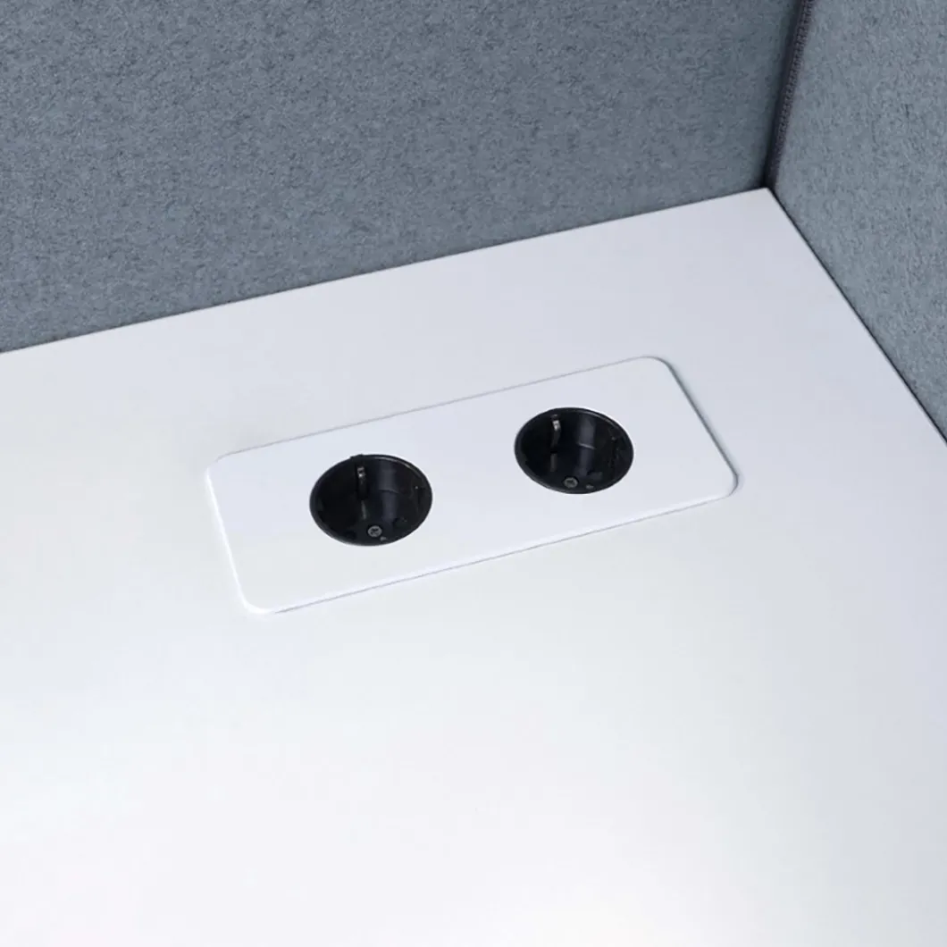 Steckdosen Für Den Schreibtisch | Kabelaufbewahrung^DPJ Workspace Einbausteckdose Slim 1