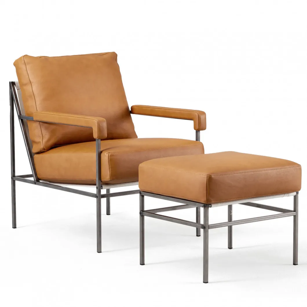Sitzhocker & Fußhocker^DPJ Workspace Fußhocker Seventy Five - Leder