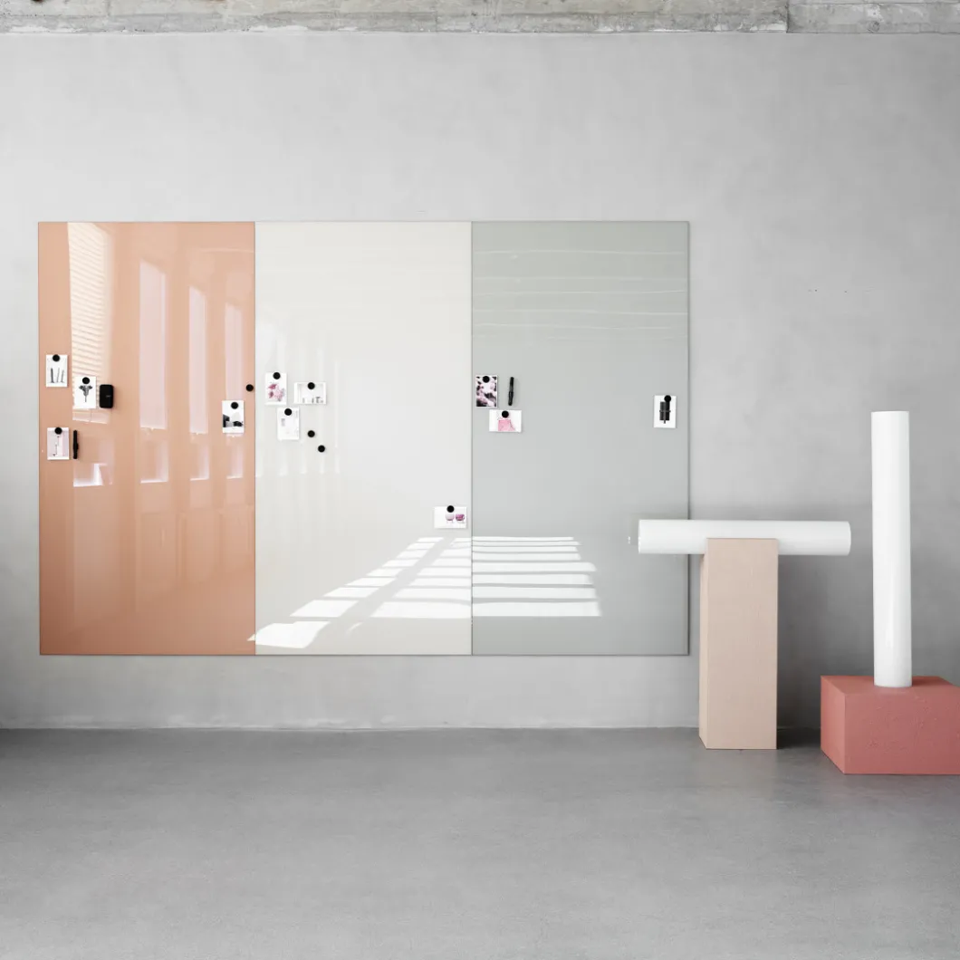 Glastafel^DPJ Workspace Glastafel Mood Spaces - Verbundene Schreibtafeln
