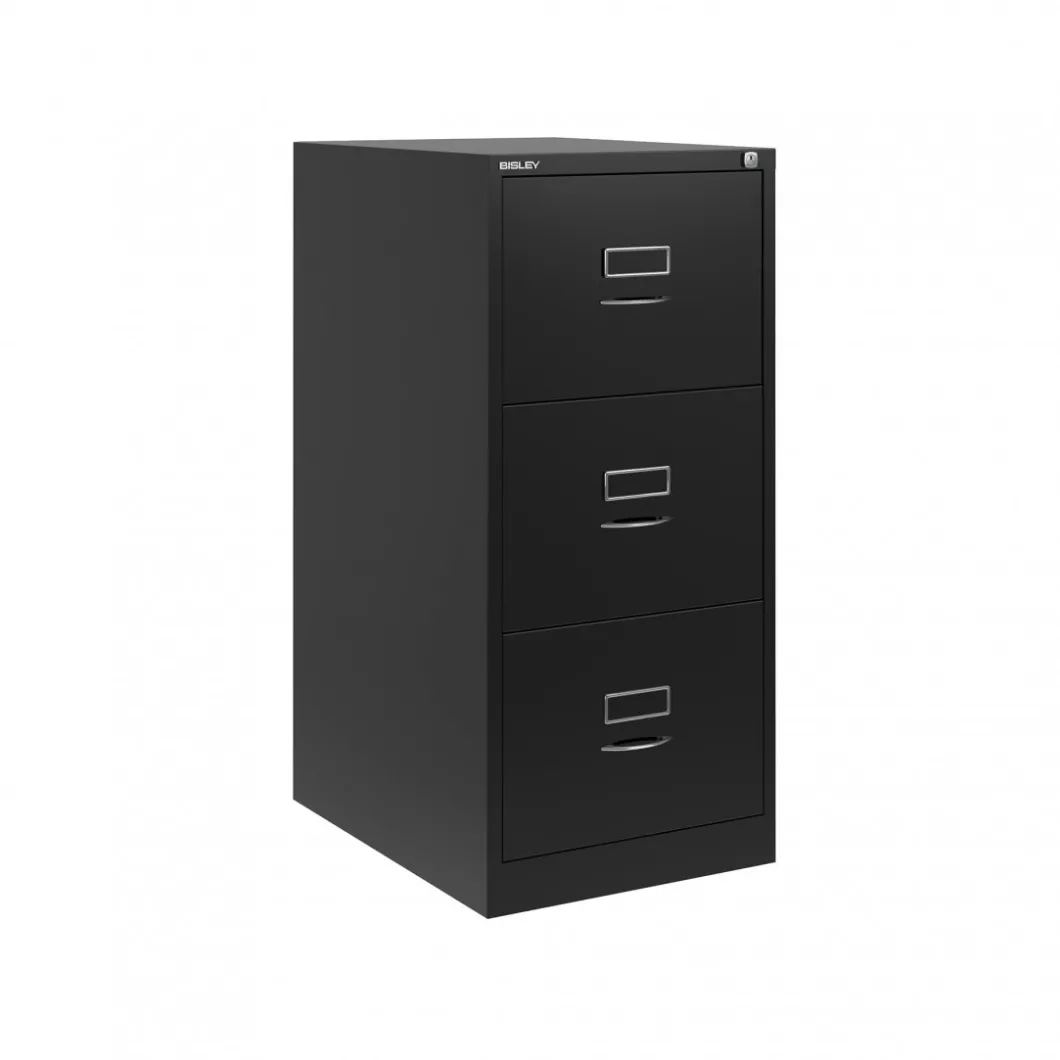 Büroschränke^DPJ Workspace Hängeregisterschrank Bisley BS - Classic Front, 3 Schubladen