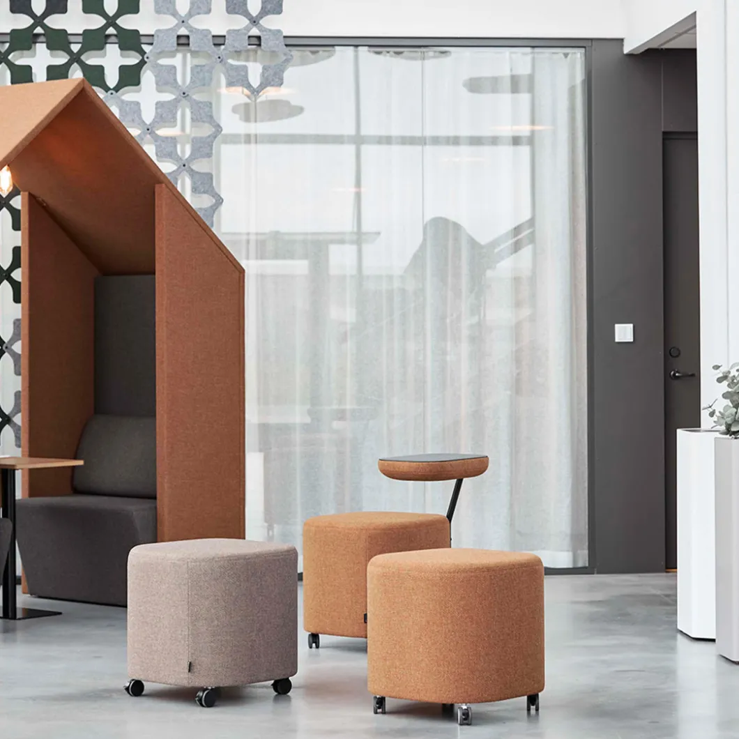 Sitzhocker & Fußhocker^DPJ Workspace Hocker iQube - Mit Rädern