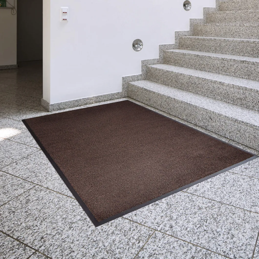 Teppiche^DPJ Workspace Klassischer waschbarer Eingangsteppich - Zweifarbig
