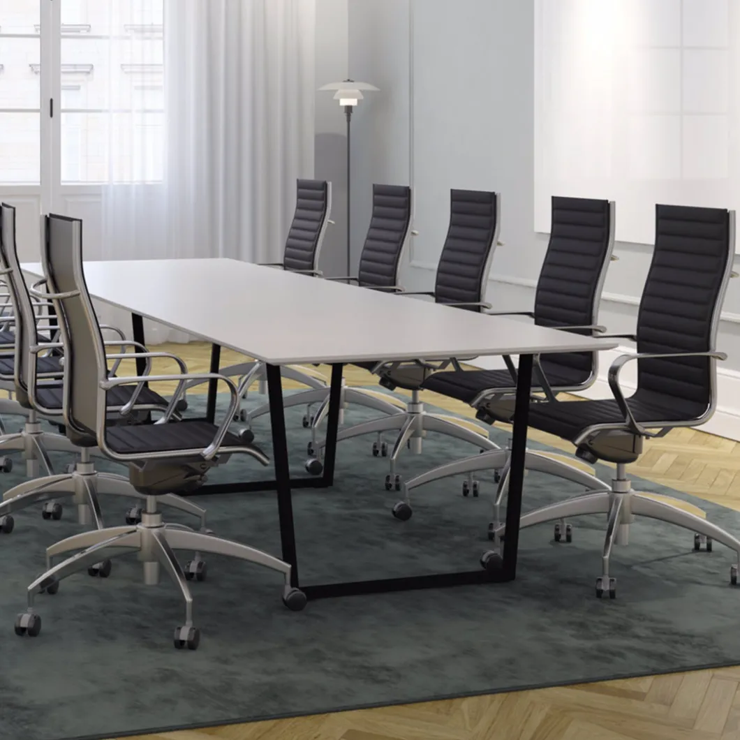 Konferenzgruppen | Konferenztisch^DPJ Workspace Konferenztisch SET 4-14 Personen - Framie + Origami IN mit hoher Rückenlehne