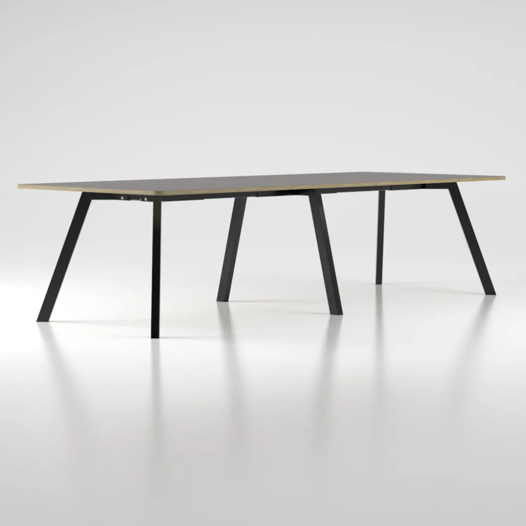 Stehtisch & Projekttisch | Konferenztisch^DPJ Workspace Konferenztisch/Projekttisch Viggo Linoleum - 90 cm hoch