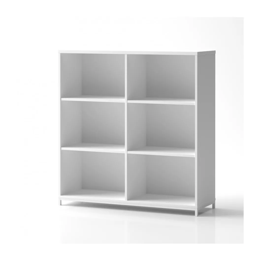 Büroschränke^DPJ Workspace Offener Schrank Crito extra-breit - 6 Fächer