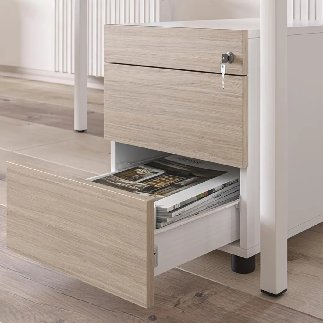 Rollcontainer^DPJ Workspace Rollcontainer Nova - 2 Schubladen och 1 Stifte-Schublade