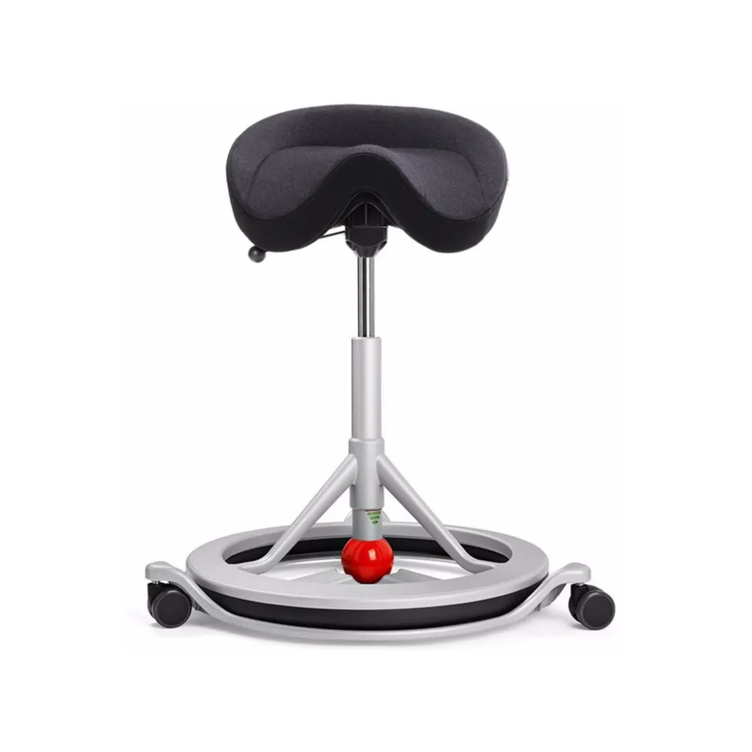 Aktive Sitz- & Stehmöbel^DPJ Workspace Sattelstuhl Back App mit Rollen