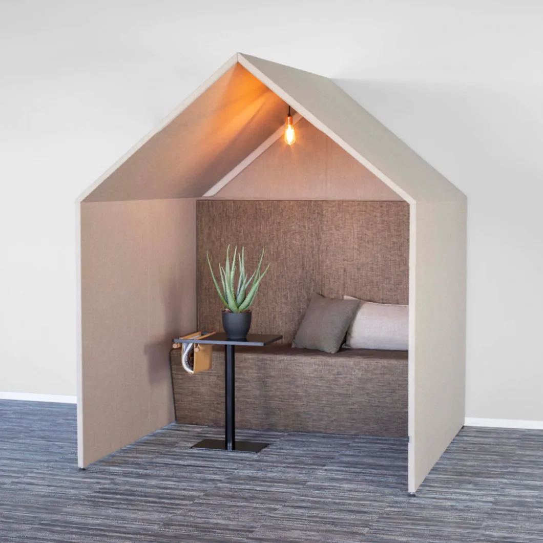 Raumsysteme^DPJ Workspace Schallabsorbierender Raum The Hut - Mit Kabelkanal