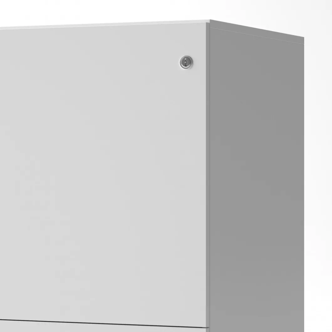 Büroschränke^DPJ Workspace Schließschrank - Mit 4 Türen, 50 cm breit