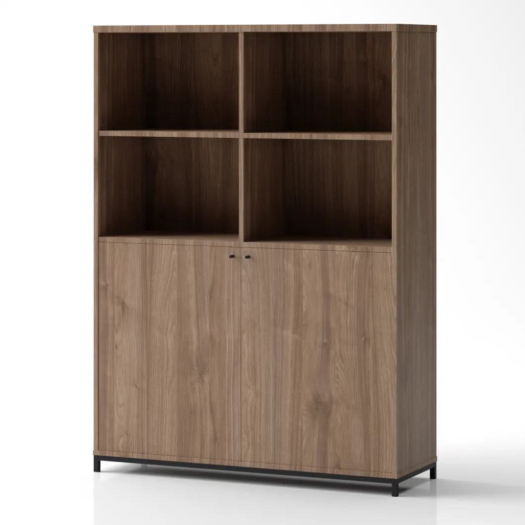 Büroschränke^DPJ Workspace Schrank Crito extra-breit - Mit Türen, 4 offene Fächer