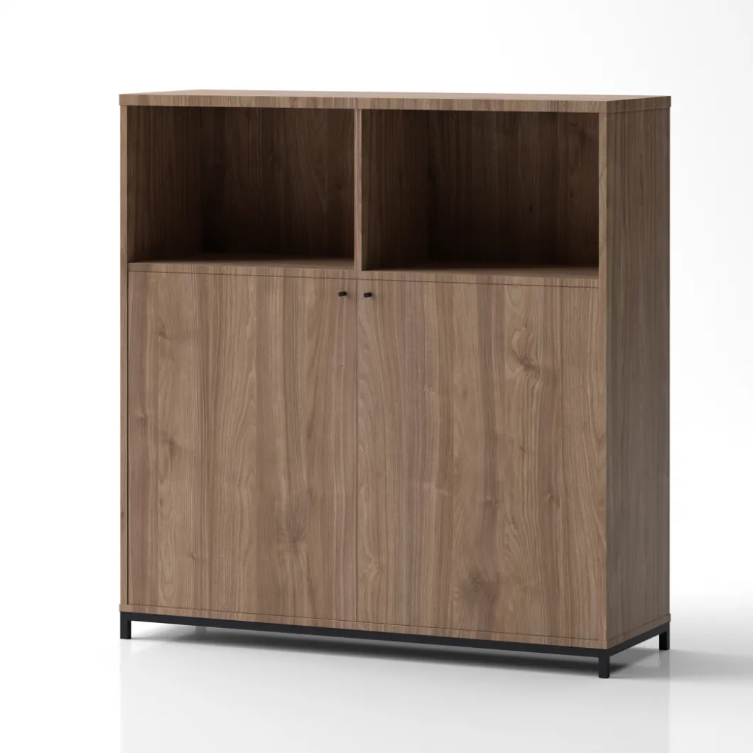 Büroschränke^DPJ Workspace Schrank Crito extra-breit - Mit Türen, 2 offene Fächer