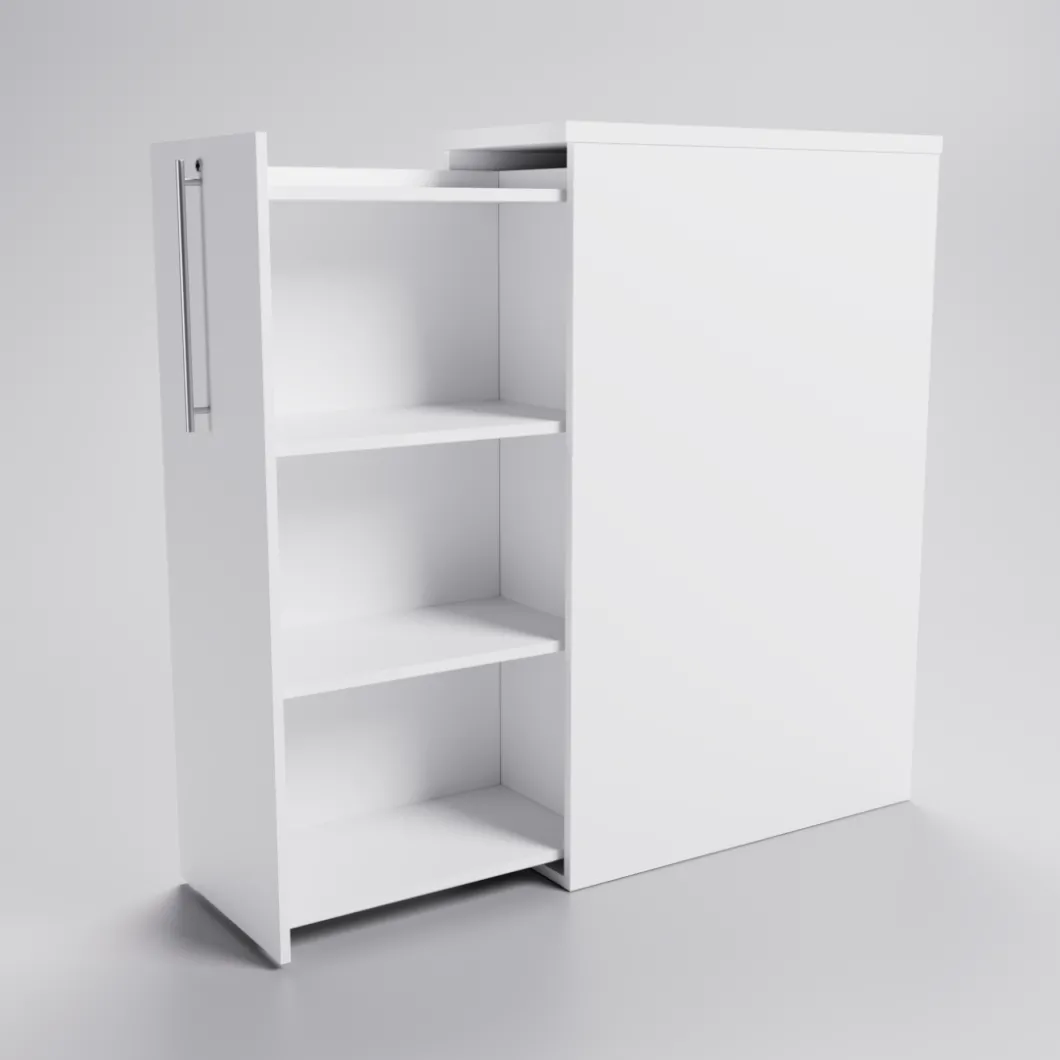 Büroschränke^DPJ Workspace Seitenschrank Tower - 3 Regalböden, Links