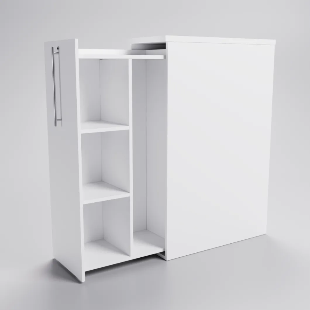Büroschränke^DPJ Workspace Seitenschrank Tower - 3+1 Regalböden, Links