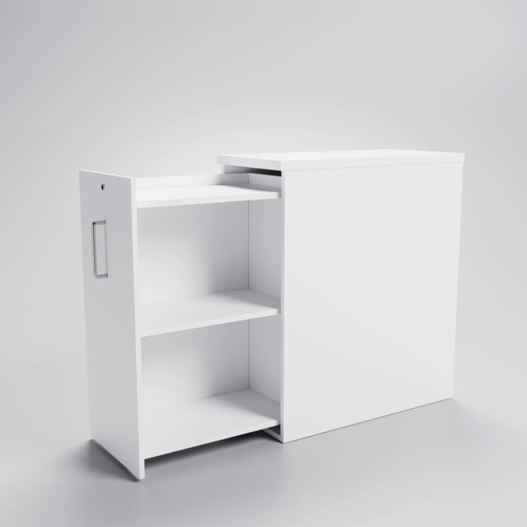 Büroschränke^DPJ Workspace Seitenschrank Tower - 2 Regalböden, Links