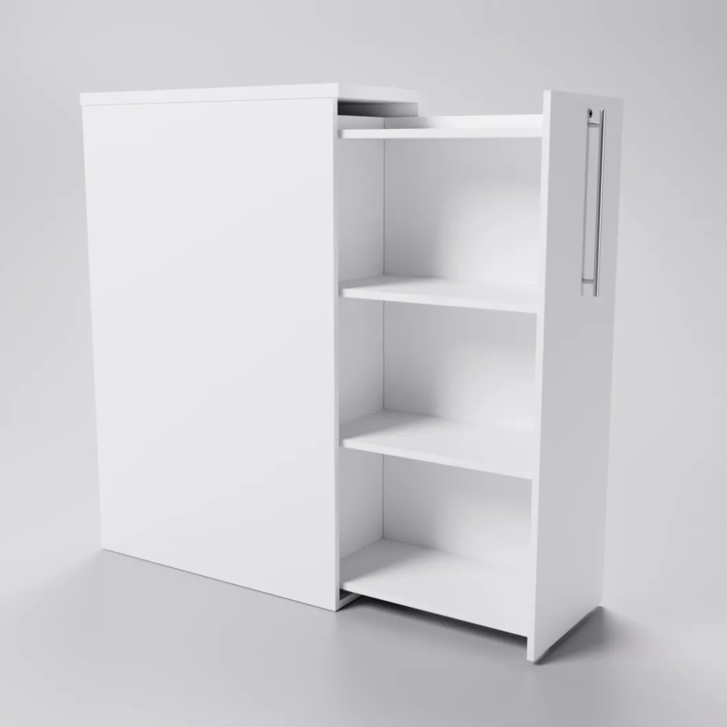 Büroschränke^DPJ Workspace Seitenschrank Tower - 3 Regalböden, Rechts