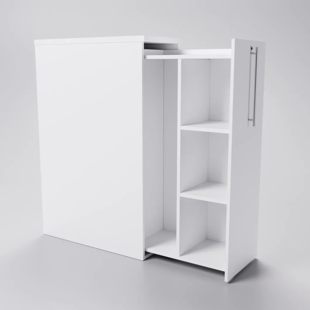 Büroschränke^DPJ Workspace Seitenschrank Tower - 3+1 Regalböden, Rechts