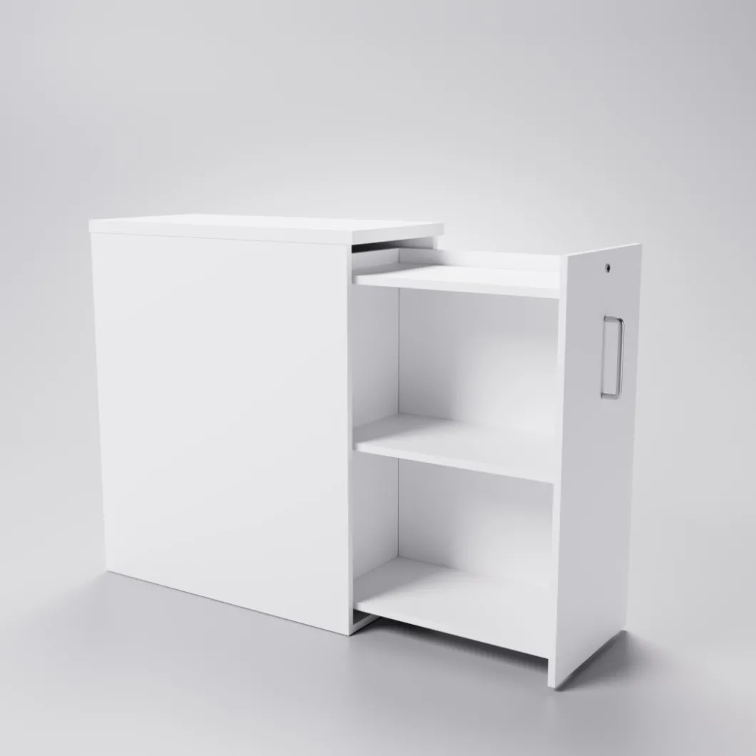Büroschränke^DPJ Workspace Seitenschrank Tower - 2 Regalböden, Rechts
