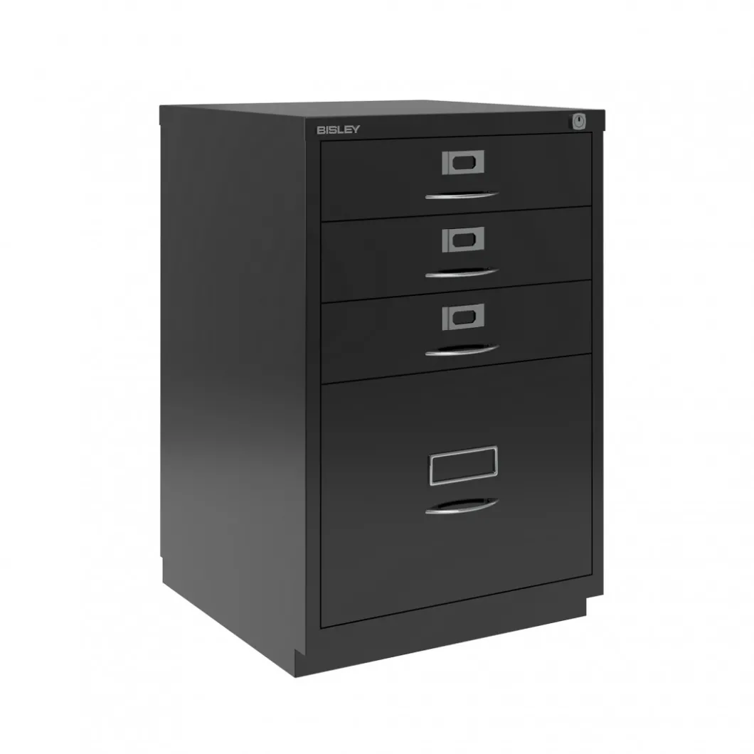 Rollcontainer^DPJ Workspace Standcontainer 3 Schubladen + 1 Hängeregister, Bisley F-Series - Classic Front