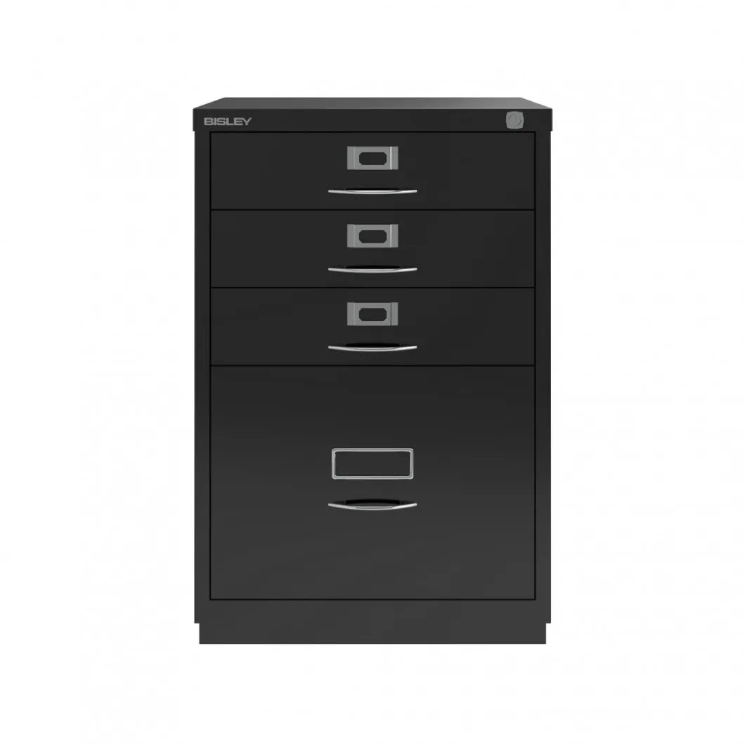 Rollcontainer^DPJ Workspace Standcontainer 3 Schubladen + 1 Hängeregister, Bisley F-Series - Classic Front
