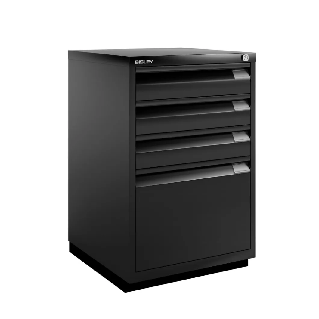Rollcontainer^DPJ Workspace Standcontainer Bisley F-Series - Flush Front, 3 Schubladen, 1 Hängeregister