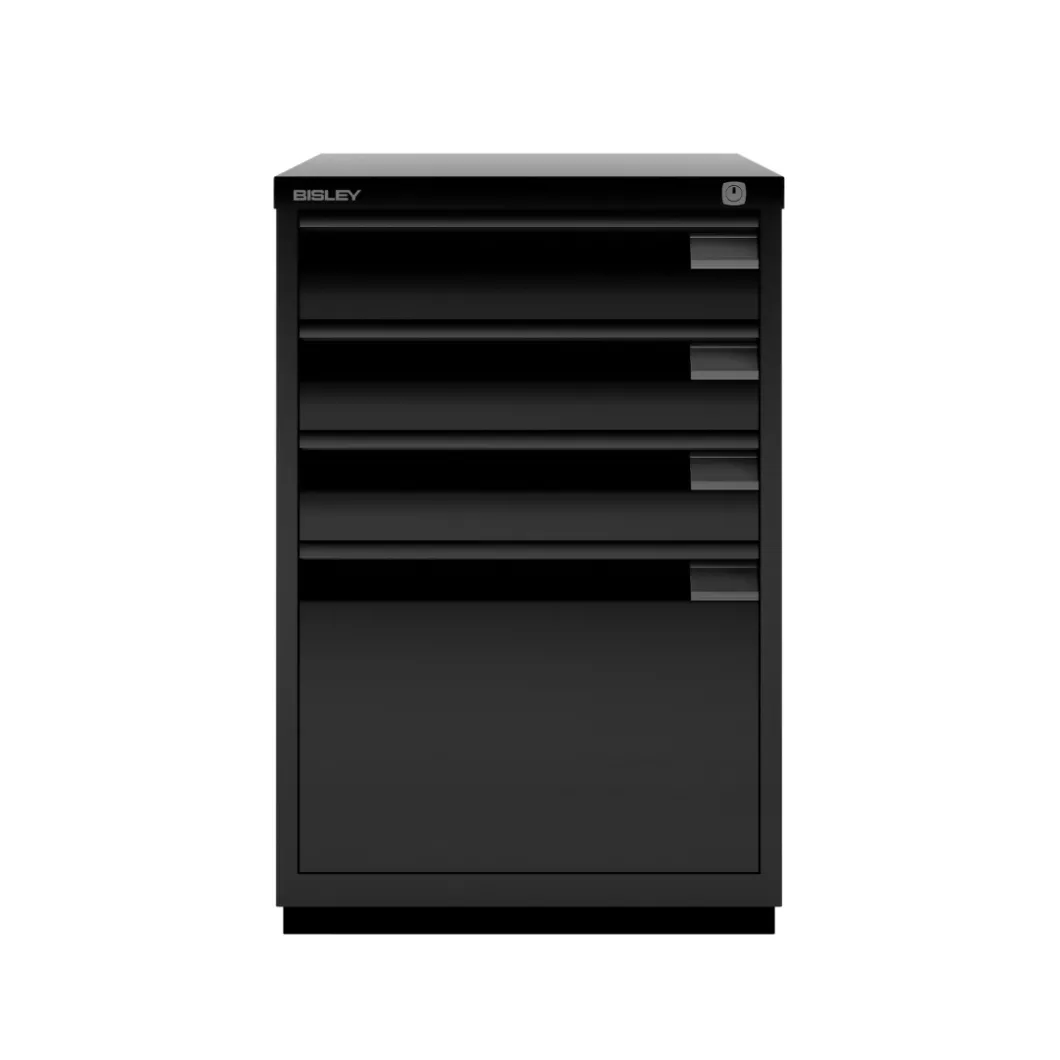 Rollcontainer^DPJ Workspace Standcontainer Bisley F-Series - Flush Front, 3 Schubladen, 1 Hängeregister
