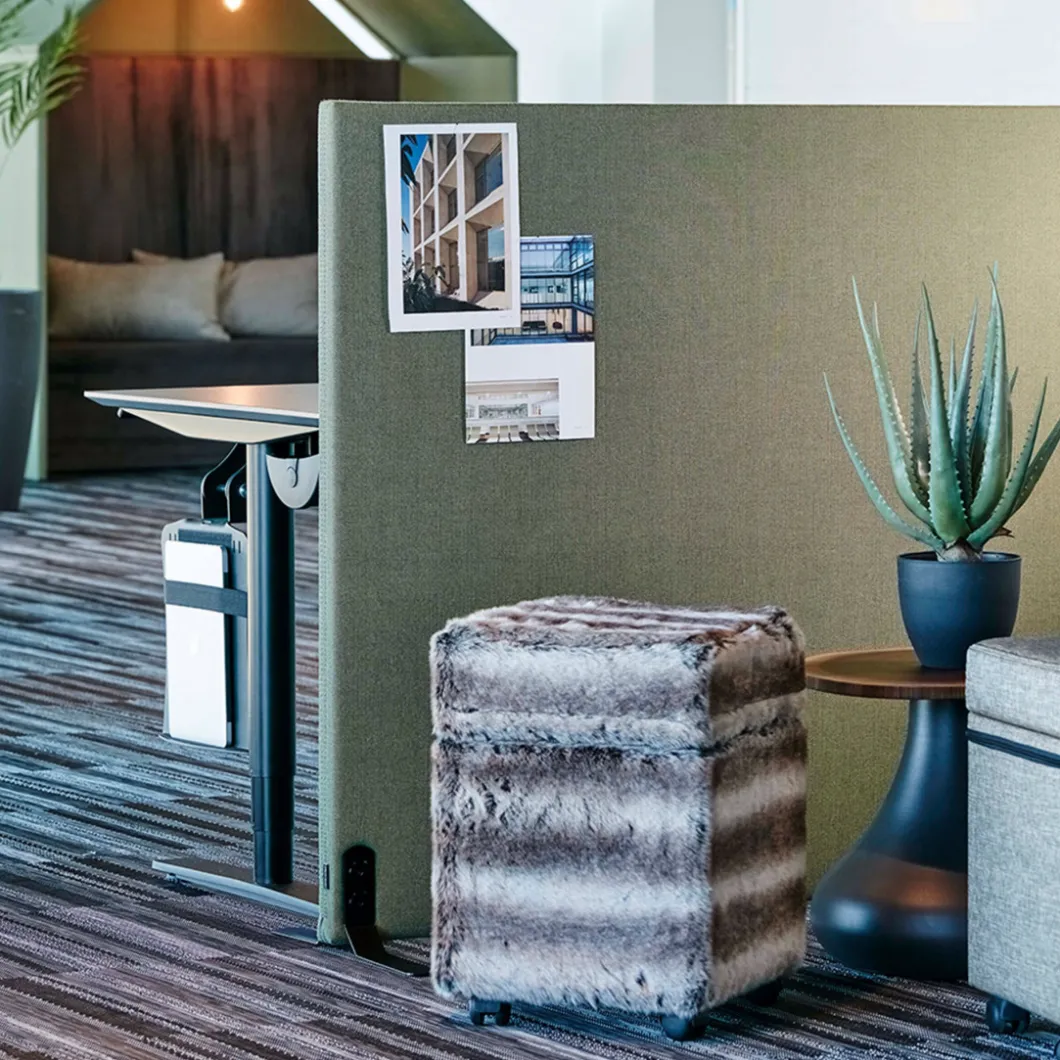 Stellwand^DPJ Workspace Stellwand ScreenIT A30 - Mit Ziernaht, Gerade Ecken