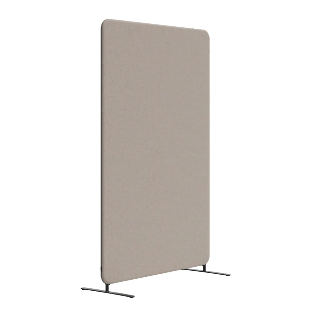 Stellwand^DPJ Workspace Stellwand Softline 30 - Komplettpaket mit schwarzen Standfüßen
