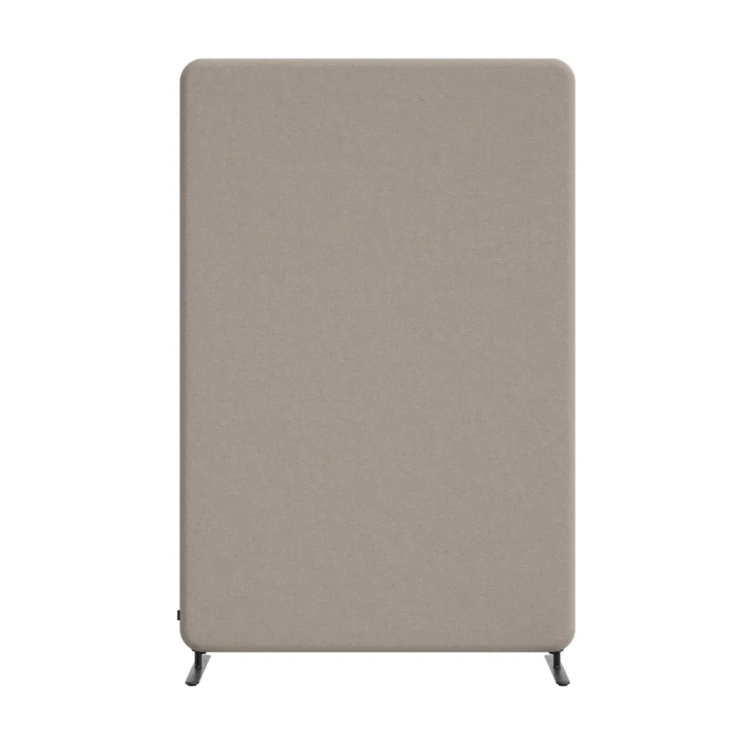 Stellwand^DPJ Workspace Stellwand Softline 30 - Komplettpaket mit schwarzen Standfüßen
