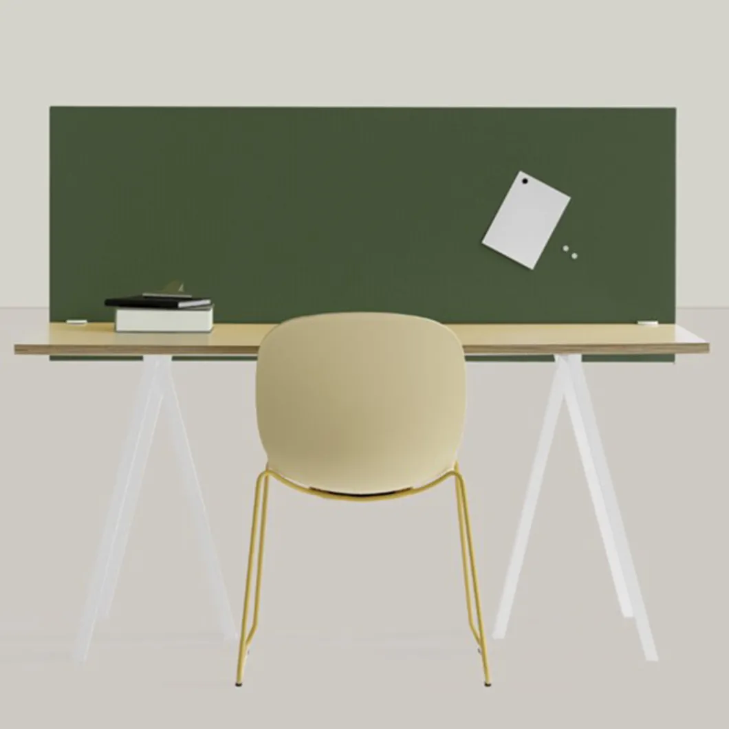Tischtrennwand^DPJ Workspace Tischtrennwand Optima 30 - Mit geraden Ecken