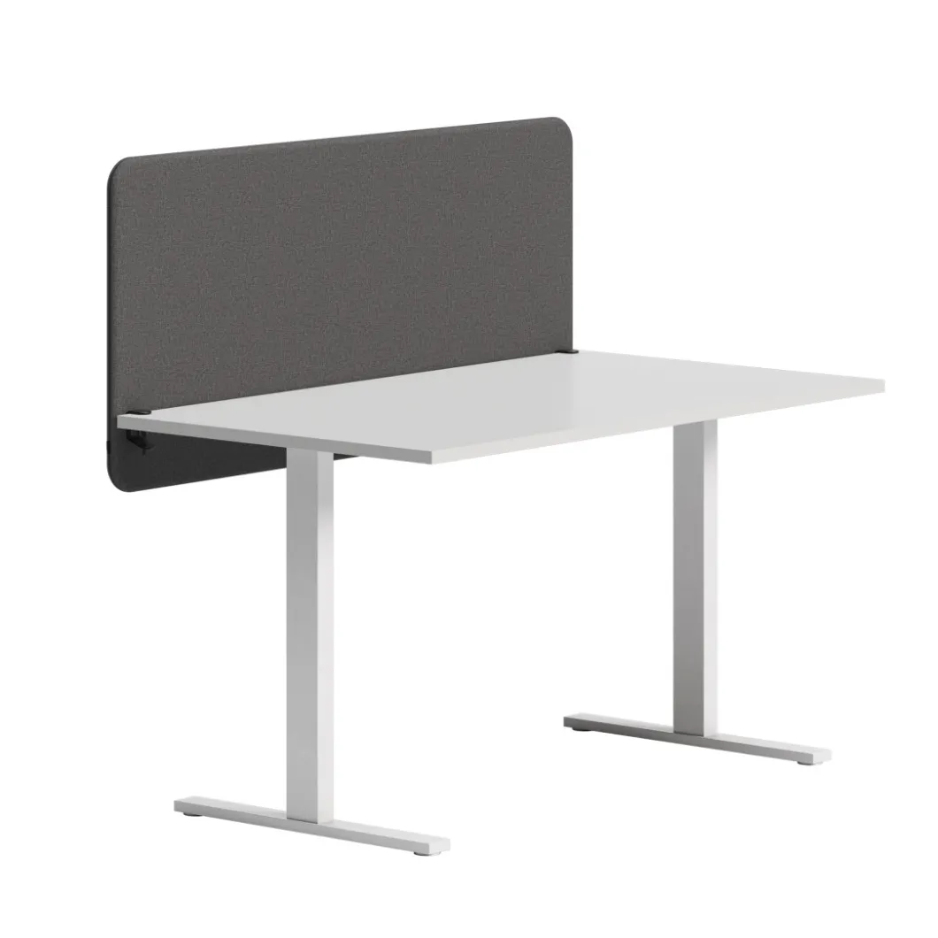 Tischtrennwand^DPJ Workspace Tischtrennwand Softline 30 hängend - Komplettpaket mit Tischbeschlägen