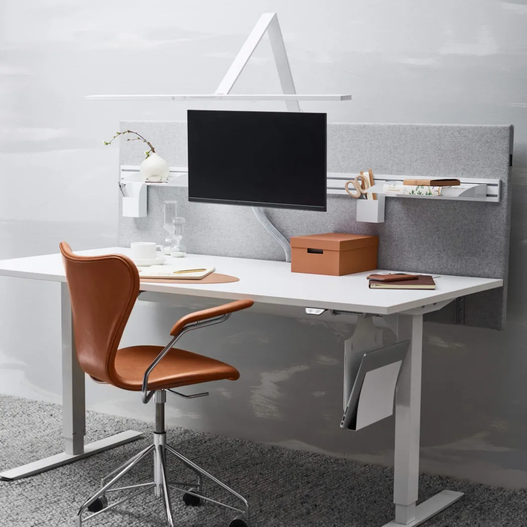 Aufbewahrung Auf Dem Schreibtisch^DPJ Workspace Tischtrennwandschiene Uniform Rail 01