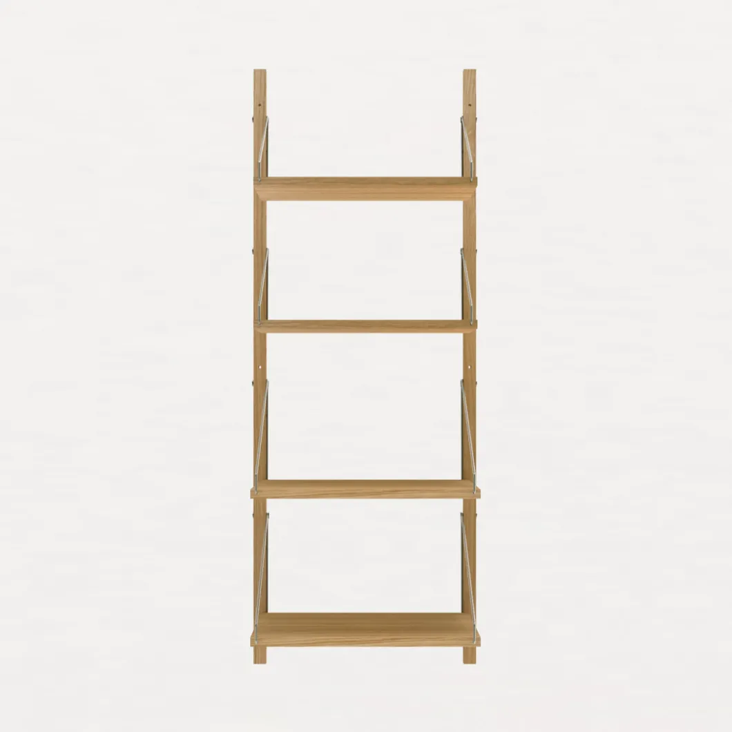 Regale & Regalsysteme^DPJ Workspace Wandregal Shelf Library Single Section - In Eiche